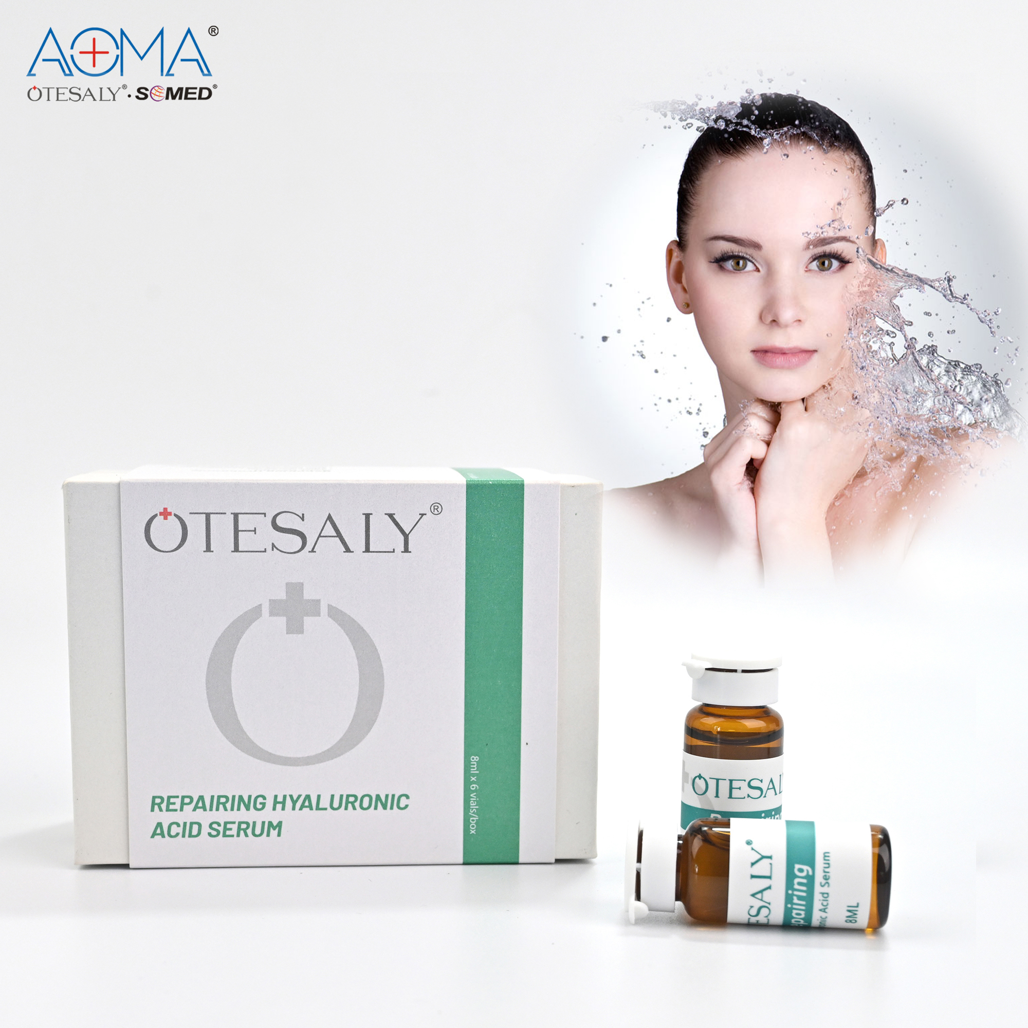 Серия косметических средств Otesaly для красоты и ухода, косметические средства, барьер для поврежденной кожи, восстанавливающая Успокаивающая сыворотка HA