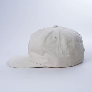 Casquette 5 panneaux en coton brodé 3D de haute qualité avec logo légèrement incurvé, personnalisable, pour activités de plein air toutes saisons et voyages - Product Image 4