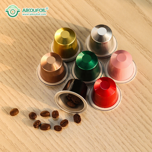 Capsule de café vide de 15 ml, compatible avec la plupart des machines, capsule de café en aluminium jetable avec couvercle, capsule de café - Product Image 1
