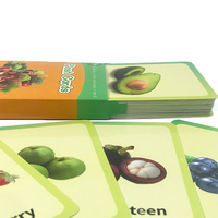 Hoge Kwaliteit Op Maat Gedrukt Fruit Flash Geheugenkaart Spel Educatieve Speelkaarten Voor Kinderen