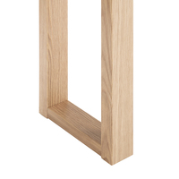 Tables de console de style européen en bois de chêne de jambe de ski directe d'usine pour l'entrée de chambre à coucher de salon
