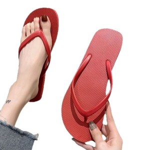 Sandalias de Playa para Mujer, Diseño Simple, Parte Superior de PVC Negra, Antideslizantes, de Secado Rápido, Ligeras, Ideales para la Ducha, la Playa y la Costa, Estilo Instagram - Product Image 5