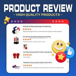 Woosung-guantes de boxeo de Pu para niños, protectores de manos de alta calidad, con logo personalizado, mma - Product Image 5