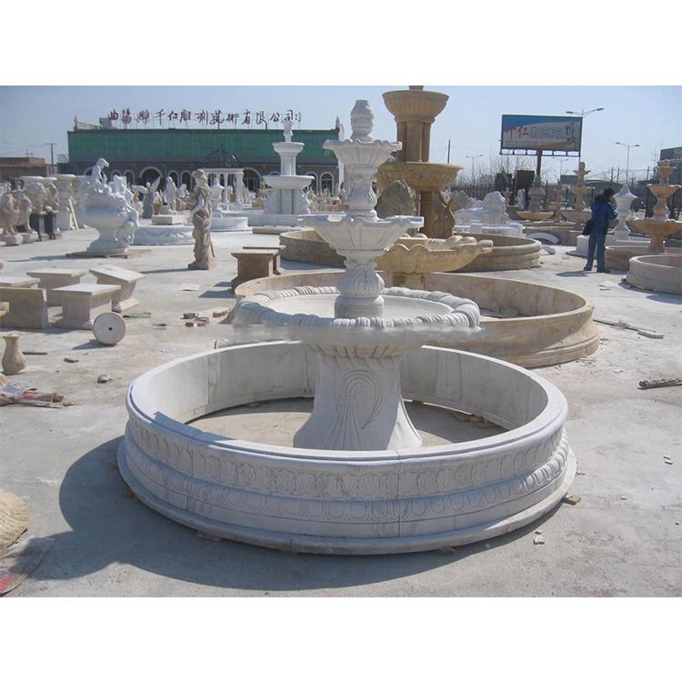 Красивый танцевальный мраморный фонтан для сада