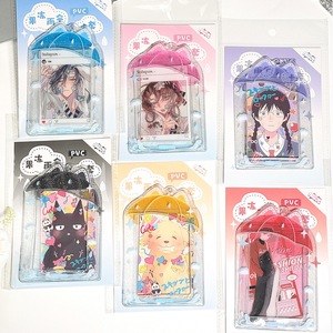 Bolsa de PVC transparente con cremallera para fotos de ídolos, tarjetas coleccionables, dibujos animados y animación, con purpurina, estilo caramelo, para colgar. - Product Image 2