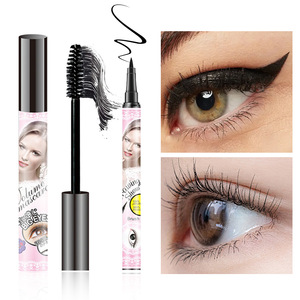 Mascara waterproof longue tenue, volume et définition, anti-bavures, maquillage pour les yeux - Product Image 4