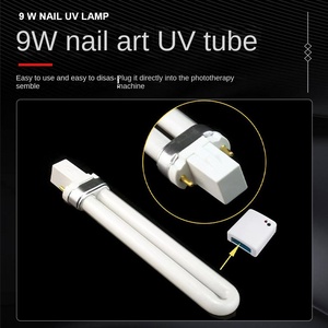 7w12w9 Watt hình chữ U dẫn <span class=keywords><strong>UV</strong></span> đèn G23 cơ sở phototherapy máy cho móng tay nghệ thuật chữa 220V AC Plug-in Glass nguồn ánh sáng - Product Image 3