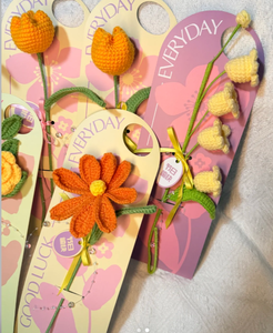 Ramo de Flores de Ganchillo Hecho a Mano, Ramo de Globos para el Día de la Madre, con Tarjeta de Felicitación, Suministros para el Día de la Madre - Product Image 5