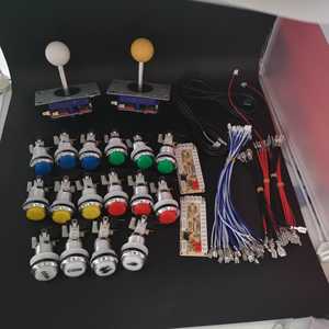 עיכוב אפס 5v הוביל כפתור לחיצה כרום ג 'ויסטיק 1 & 2 שחקן ארקייד ארון סט 1 & 2 משחק ארקייד ארון \ <span class=keywords><strong>pi</strong></span> - Product Image 2