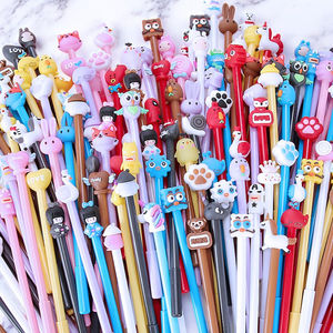 Черная гелевая ручка Kawaii 0,5 мм с гелевыми чернилами для мальчиков и девочек - Product Image 2