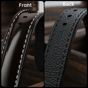 Nuovo Design <span class=keywords><strong>Cinturino</strong></span> in <span class=keywords><strong>Pelle</strong></span> Bovina di Alta Qualità per <span class=keywords><strong>Apple</strong></span> <span class=keywords><strong>Watch</strong></span>, Bracciale Sostitutivo Impermeabile di Lusso - Product Image 2