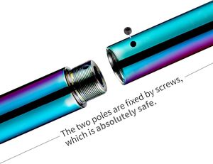 2 mètres d'équipement de perche volante portable en acier inoxydable Ensemble de perche volante de danse pour studio - Product Image 2