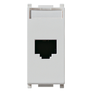 ตัวเชื่อมต่อเครือข่าย Rj45 Cat6 Utp แบบติดผนังสีขาว - Product Image 1