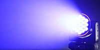 Luz de Escenario de Alta Potencia 800W 100-240V con 19 LEDs RGBW de 40W, Efecto de Tira, DMX512 Maestro-Esclavo para Eventos y Teatro
