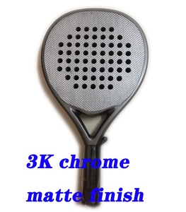 Raqueta de Pádel/Paddle de Fibra de Carbono con Patrón Personalizado, Serie de Raquetas 3K/12K/18K - Product Image 2