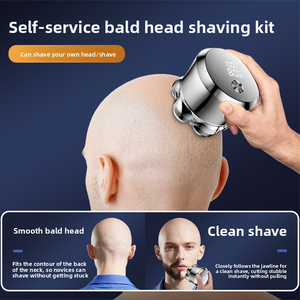 7D Magnetic Rotating Shaver Rechargeable Bald <b>Head</b> <b>Razor</b> for Men Waterproof Electric <b>Razor</b> with LED Display - Product Image 2