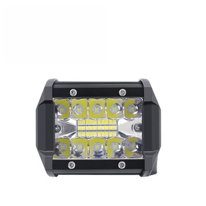 Barre lumineuse de travail LED en aluminium de 4 pouces 60W 24V, projecteurs et feux de route étanches pour motos, voitures tout-terrain, camions - Product Image 2