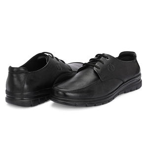Chaussures formelles en cuir véritable pour hommes, chaussures de bureau et de mariage faites à la main en cuir de vache à lacets - Product Image 5