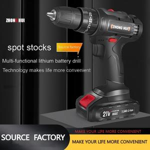 <span class=keywords><strong>Trapano</strong></span> a Pistola <span class=keywords><strong>Ricaricabile</strong></span> a Doppia Velocità con <span class=keywords><strong>Batteria</strong></span> al Litio da 12V, Cacciavite Elettrico Multifunzione <span class=keywords><strong>per</strong></span> Uso Domestico da 21V, <span class=keywords><strong>Trapano</strong></span> a Mano - Product Image 2