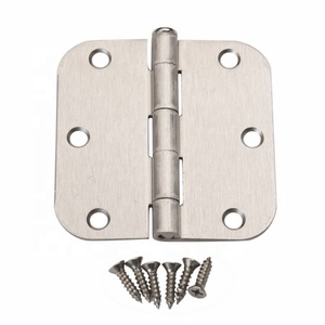 Phong Cách Mỹ Filleted Bản Lề 3.5 Inch Nội Thất Gắn Kết Bản Lề Tròn - Product Image 3