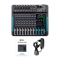 DP-10 de mixage de console DJ professionnel à 10 canaux pour l'enregistrement sur PC de Studio de scène Portable filaire de Debra Audio