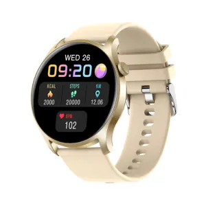 Reloj inteligente resistente al agua IP68 para hombre y mujer, pulsera con modo de espera largo, multilenguaje, para pareja