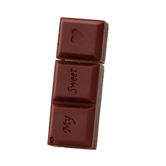 Chocolate-Shaped PVC USB Flash Drive USB 3.0/2.0 Compatible