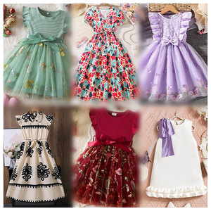 Best Price High Quality Child African Dresses Used <b>Clothes</b> Ropa De Bebe, Random Delivery Wholesale Smocked Dresses Children - Product Image 5