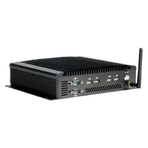 Gehäuse Industrie Mini PC Ram Festplatte Privat Aluminium Kunden spezifisch DC 12 V OEM 4G 8G 64G 128G 256G SSD Quad Core Benutzer computer