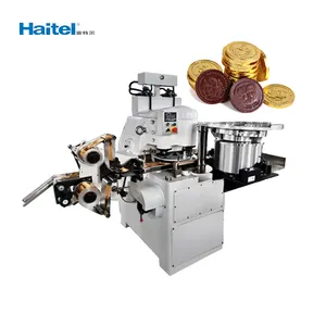 Htl Gouden Munt Chocolade Verpakkingsmachine Chocolade Wikkelmachine