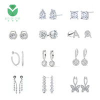 Boucles d'oreilles clous Betterstar personnalisées en or massif 10K/14K/18K avec diamants de laboratoire taille ovale à quatre griffes, certifiées IGI, pour mariage et fiançailles