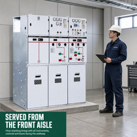 Armoire de commutation moyenne tension à boîtier métallique, type tiroir, pour distribution électrique industrielle