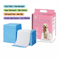 OEM ODM Vente en gros Personnalisé Imperméable Anti-fuite Jetables Coussinets d'apprentissage en bois et fibres pour chiens et chats
