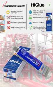 Pasta selladora de junta de forma A de secado rápido que resiste el aceite, la gasolina y la grasa <span class=keywords><strong>para</strong></span> el sellado de bridas - Product Image 6