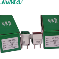 Voltmeter Digital LED-DSV Tiga Fasa AC 50V-500V Mini untuk Penggunaan Industri