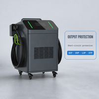 Chargeur de voiture électrique portable 7kW 20kW 30kW, chargeur rapide DC pour Tesla BMW VW, petite borne DC intégrée à haute efficacité