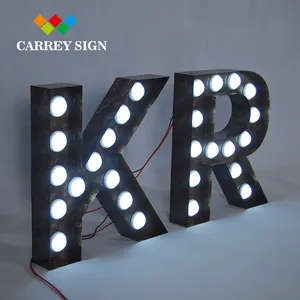 marquee letters 4ft led number for wedding custom giant logo large love light up bulb signs outdoor big words for party