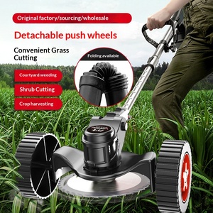 Tondeuse à gazon <span class=keywords><strong>sans</strong></span> fil portable, tondeuse à gazon électrique à batterie, débroussailleuse manuelle professionnelle pour l'élagage des jardins et des cours - Product Image 1