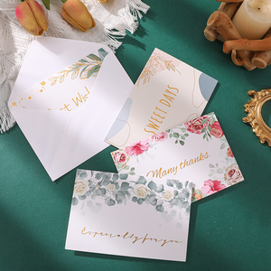 Tùy chỉnh sang trọng cảm ơn bạn thẻ thiết lập với phong bì và dán lời mời thiệp chúc mừng cho đám cưới hoặc kinh doanh - Product Image 2