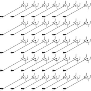 Bán Hot Chrome kim loại Pegboard dây hiển thị Hooks mẫu miễn phí cho siêu thị và cửa hàng sử dụng sắt vật liệu thép - Product Image 5