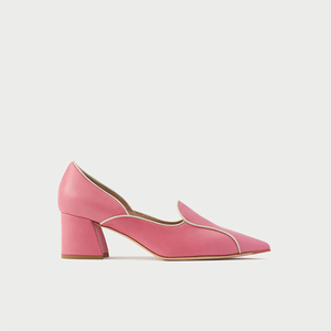 Scarpe <span class=keywords><strong>Eleganti</strong></span> da Donna in Vera Pelle Fatte a Mano, Slip-On con Tacco Basso e Punta Affusolata, Comfort e Ammortizzazione, Tendenza Moda Estiva - Product Image 6