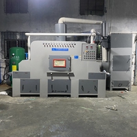 Machine automatique de sablage de traitement de surface métallique de profil en aluminium de bande de convoyeur de sableuse de rouleau de la CE