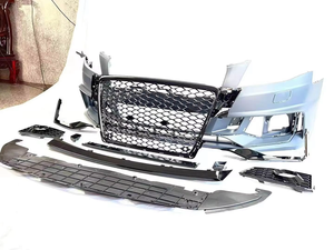 <span class=keywords><strong>Paraurti</strong></span> <span class=keywords><strong>Anteriore</strong></span> per <span class=keywords><strong>Audi</strong></span> RS4 B8 Kit Carrozzeria Auto 2008-2012 Ricambi Auto Kit Estetico A4 B8 Aggiornamento a Stile B9 RS4 - Product Image 2