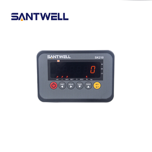 Santwell STWR-01 3t kleine weegbrug vloerweegschaal complete set met 4 <span class=keywords><strong>load</strong></span> cells roestvrijstalen junction box LED <span class=keywords><strong>indicator</strong></span> - Product Image 2