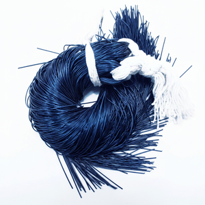 Hilo de Alambre de Alta Visibilidad para Manualidades, Diseño Nuevo, 1.6 mm, Hilo de Alambre Liso, Color Azul Dabka, Venta al por Mayor, Marca Privada - Product Image 1