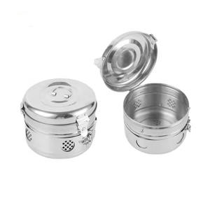 Tanque de Almacenamiento de Acero Inoxidable Medco, Redondo, Multitamaño, Engrosado, de Grado Médico, para Esterilización de Toallas - Product Image 3