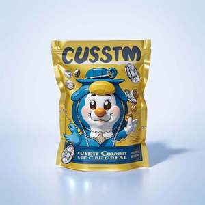 Custom 3.5g 1 Pound Cali Packs Zipper Pouch <b>Holographic</b> Child Smell Proof Die Cut Mylar Bags for Chewing Gum Edibles Packaging - Product Image 2