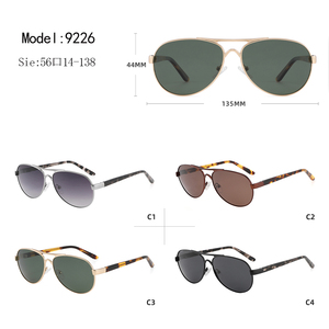 Unisex <b>Pilot</b> Sunglasses Full Rim Black Frame Tortoise Temples UV400 Protection for Adults Outdoors - Product Image 3