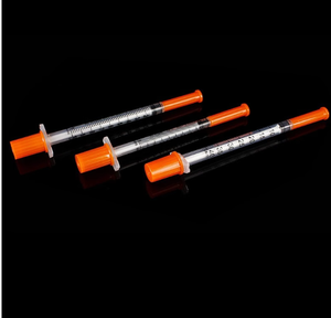 กระบอกฉีดยาแบบใช้แล้วทิ้งสำหรับยาอินซูลิน ขนาด 29g <span class=keywords><strong>30g</strong></span> 31g 32g  ขนาดหัวเข็ม 4 มม. 6 มม. 8 มม. ขนาด 1 มล. สำหรับสัตวแพทย์ - Product Image 5