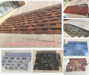 Matériaux de toiture, bardeaux d'asphalte imperméables, vente directe d'usine, bardeaux bitumineux de plusieurs couleurs, Thaïlande - Product Image 5